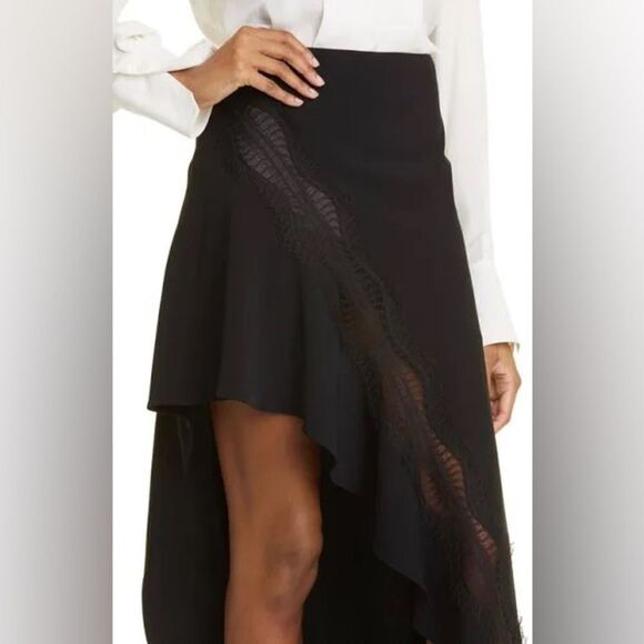 A.L.C Asymmetrical Dixie Lace Skirt Size 6 - Picture 3 of 8